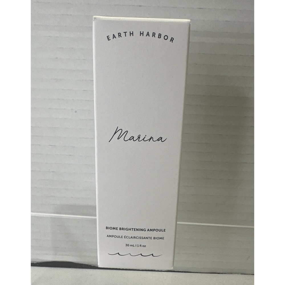 Earth Harbor Marina Biome Brightening Ampoule Full‎ Size 1 Oz. NIB